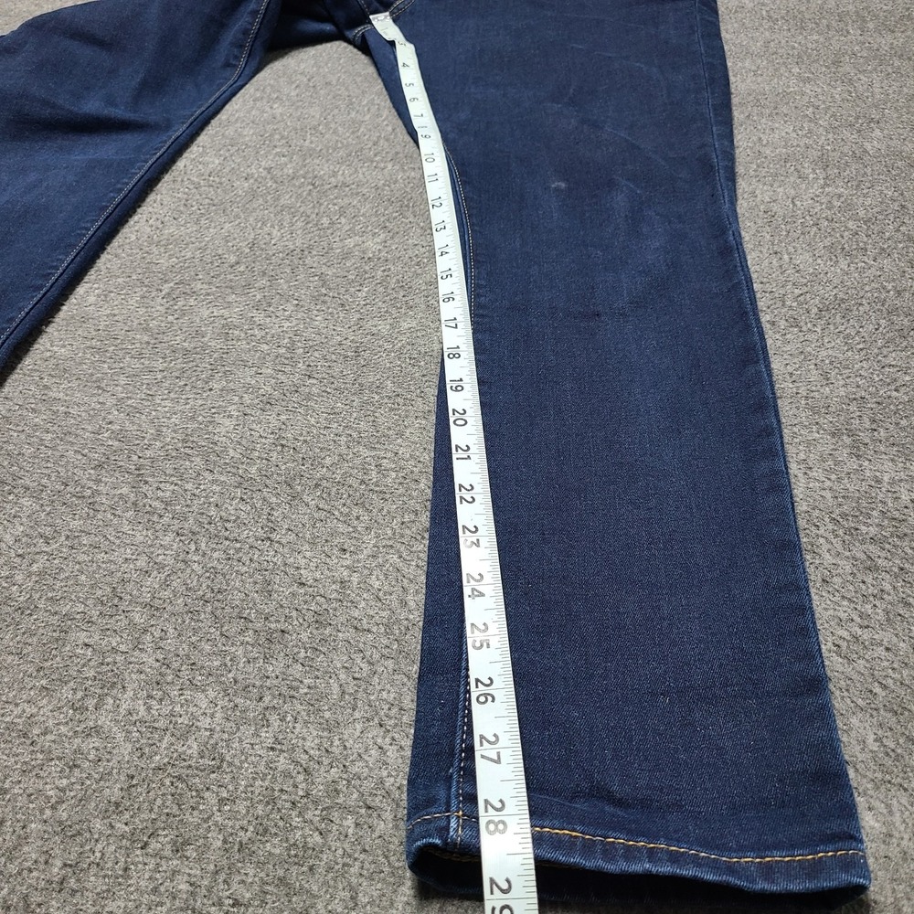 Levi's 711 Skinny Jeans Dark Wash Men's Size 33x30 - Picture 2 of 11